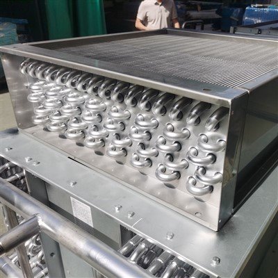 High-Efficiency Finned Tube Water To Air Heat Exchanger Fan Fluid To Air Heat Pump System Parad HVAC tan Industrial Applications