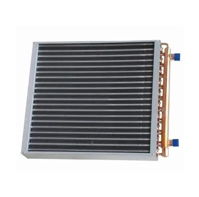 U-Type Copper Tube With Copper/Aluminum Fins Heat Exchanger Parad HVAC Tan Industrial Cooling